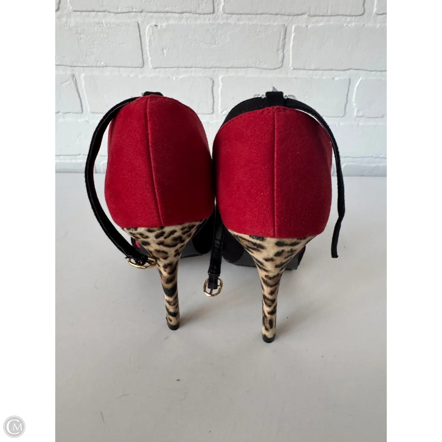 Shoes Heels Stiletto By Call It Spring In Black & Red, Size: 8