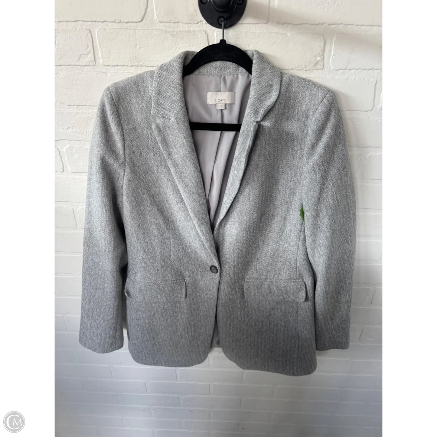 Blazer By Loft In Grey, Size: M