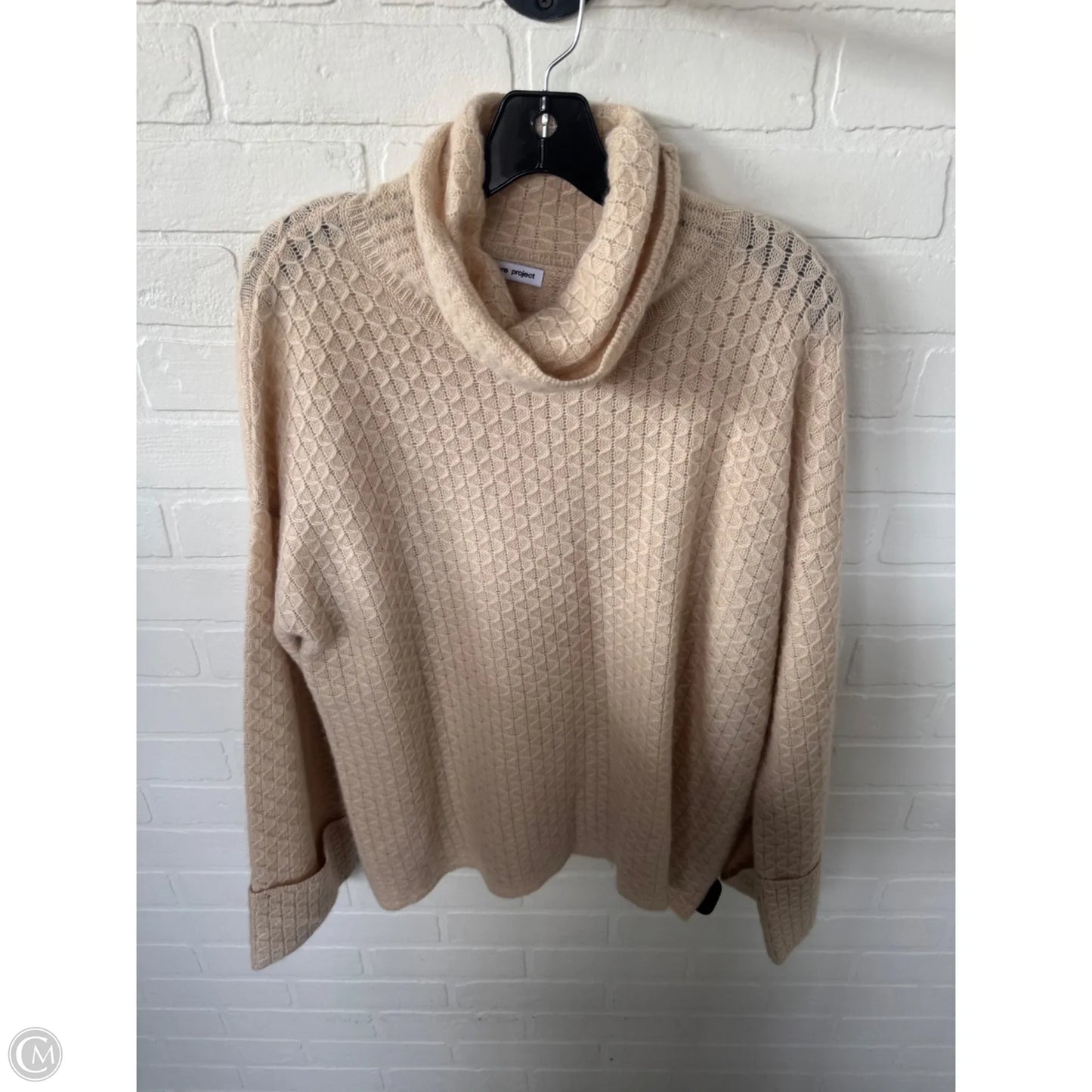 Sweater Cashmere By Cmc In Tan, Size: L