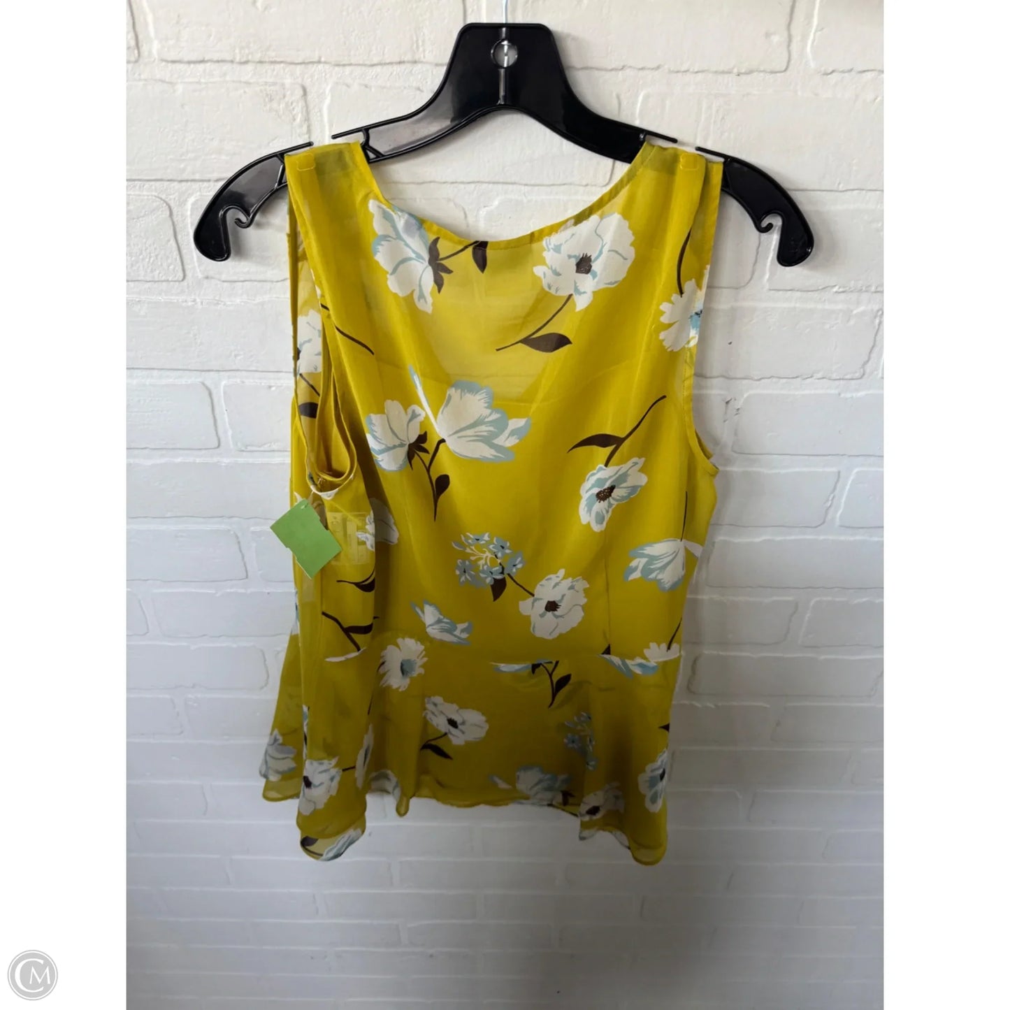 Top 2pc Sleeveless By Cabi In Yellow, Size: S