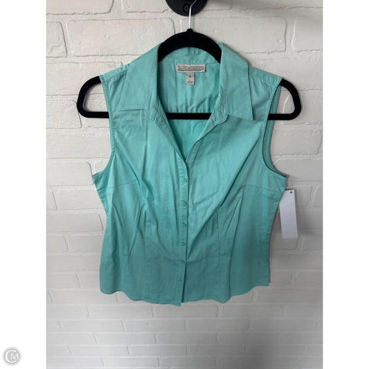 Top Sleeveless By Dana Buchman In Green, Size: M