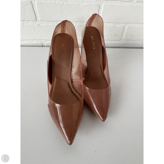 Shoes Heels Stiletto By Aldo In Tan, Size: 7