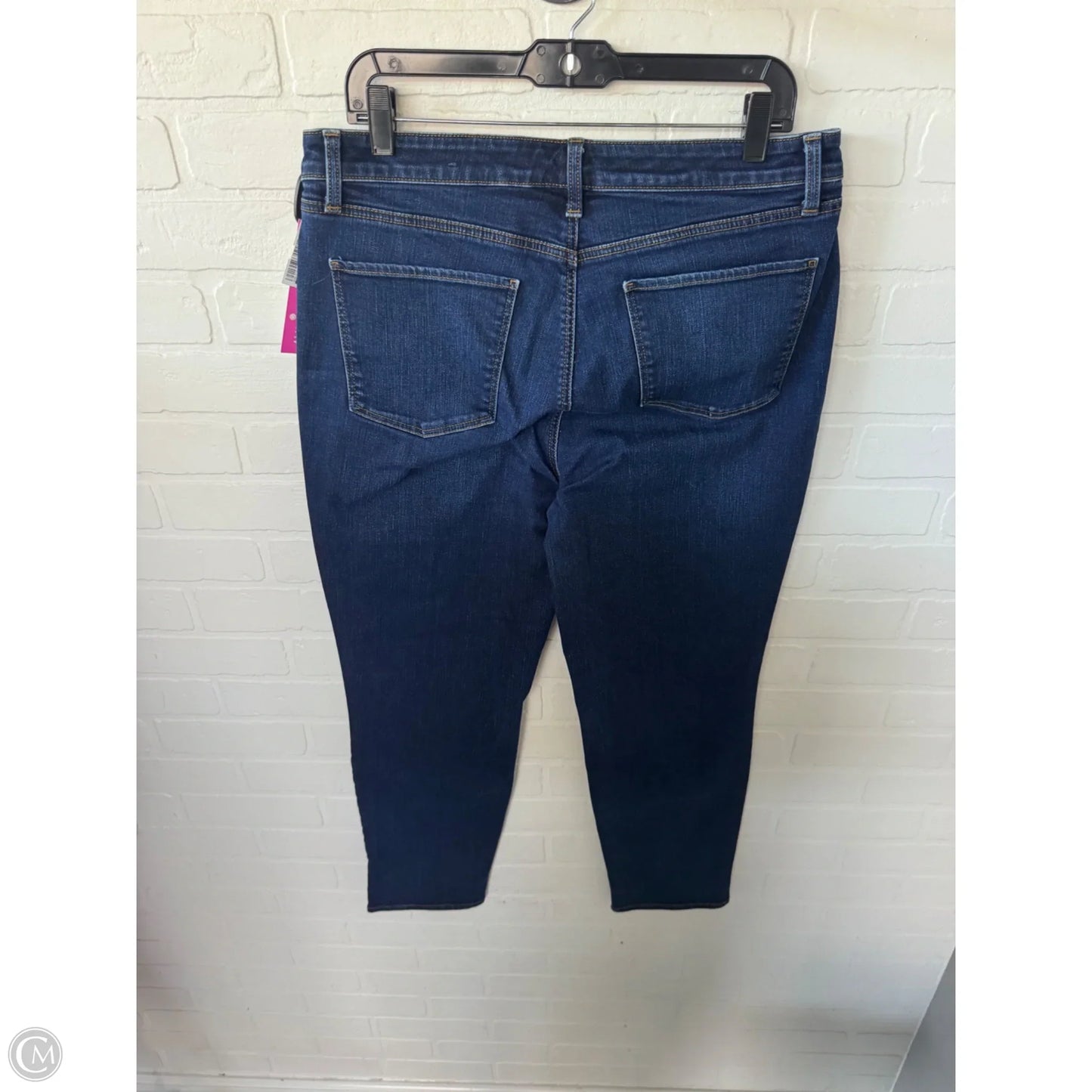 Jeans Straight By Talbots In Blue Denim, Size: 12