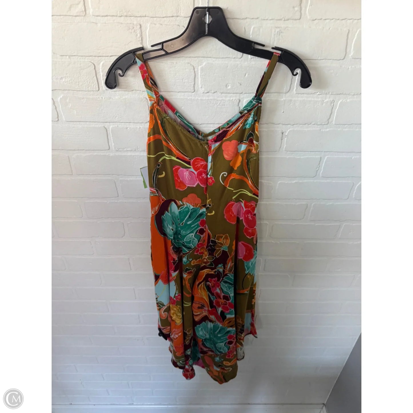 Jumpsuit By 1.state In Green & Orange, Size: Xs
