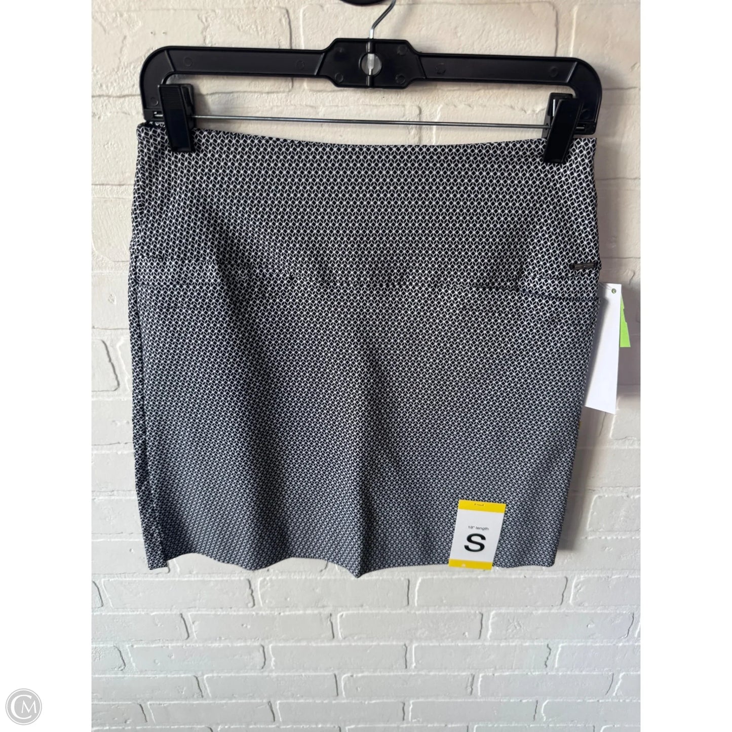 Skort By Sc & Co In Black & White, Size: 4