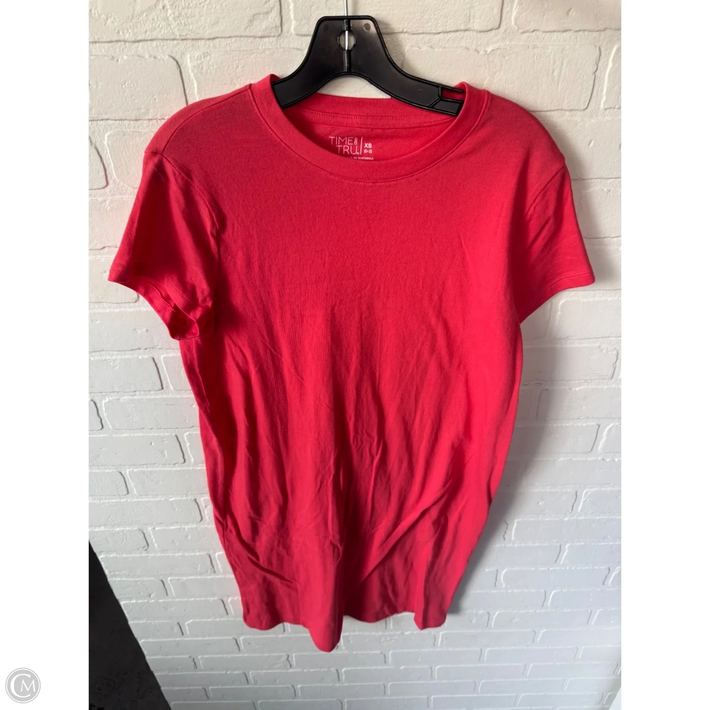 Dress Casual Short By Time And Tru In Coral, Size: Xs