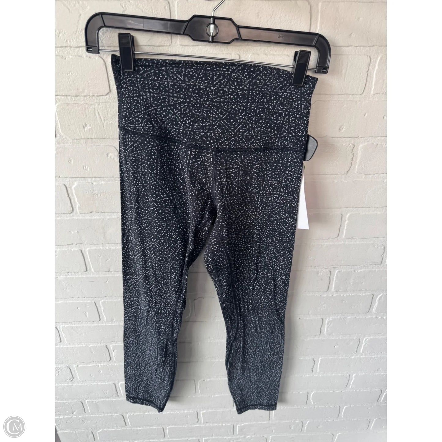 Athletic Leggings By Lululemon In Black & White, Size: 4