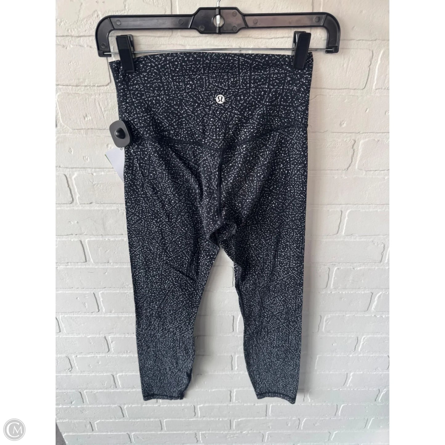Athletic Leggings By Lululemon In Black & White, Size: 4