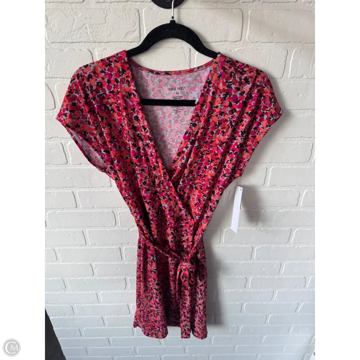 Dress Work By Nine West In Orange & Pink, Size: M