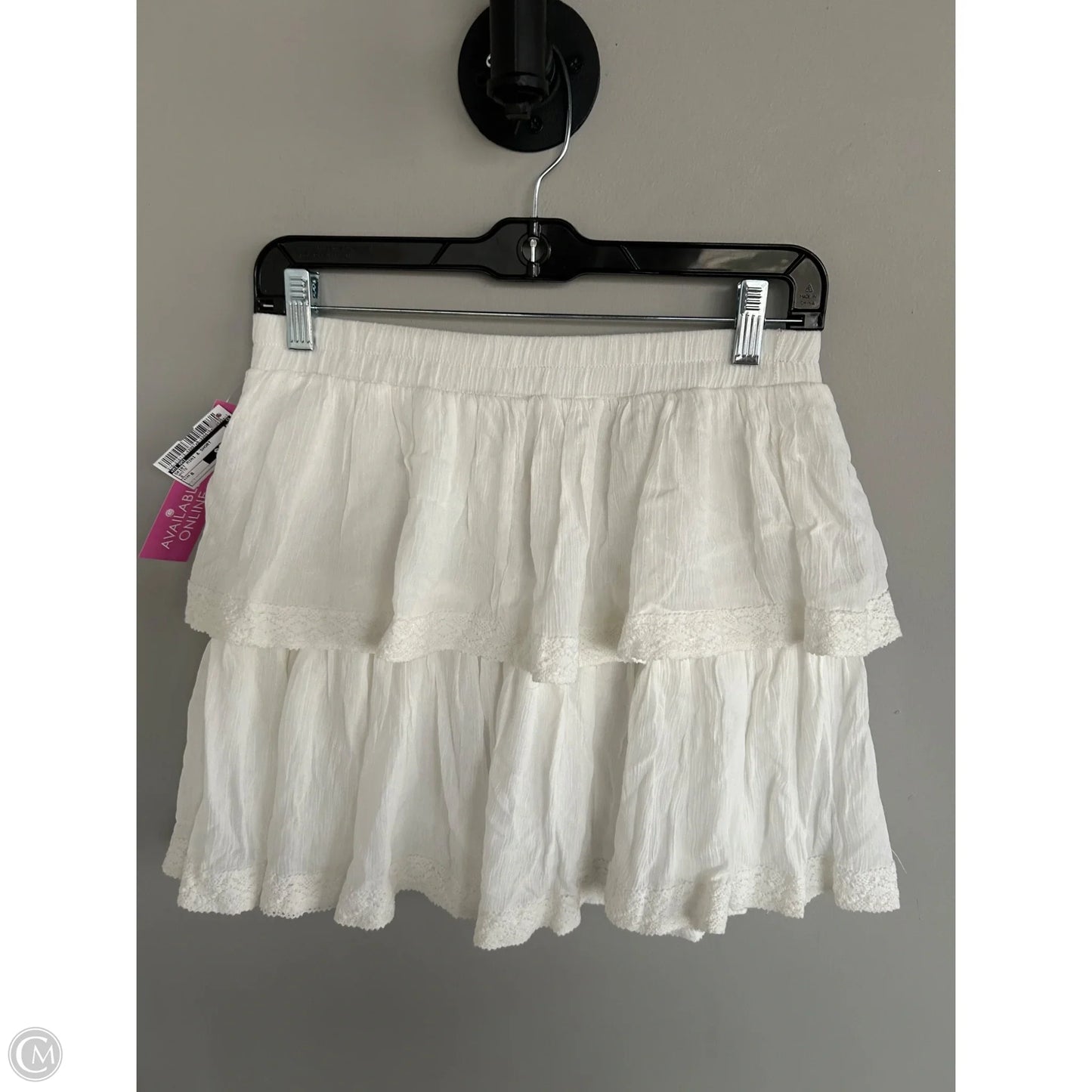 Skirt Mini & Short By Mi Ami In White, Size: 8