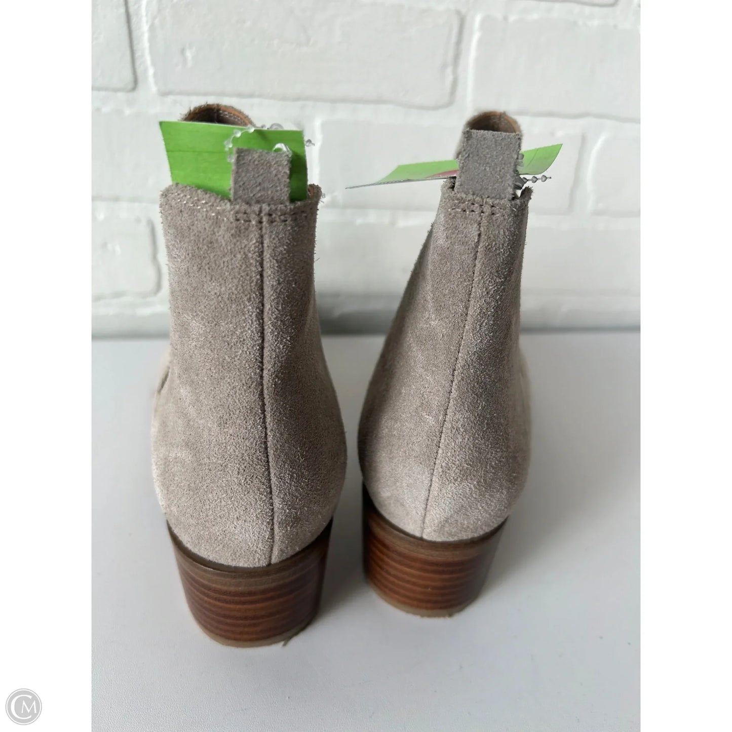 Boots Ankle Flats By Marc Fisher In Tan, Size: 8