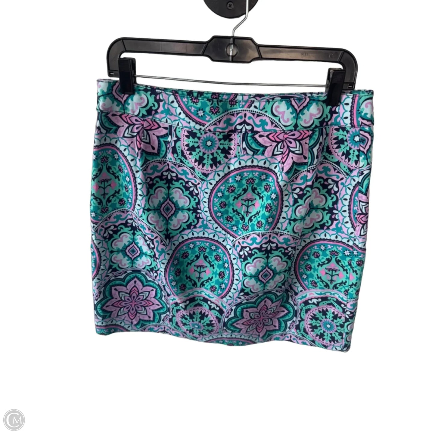 Skirt Mini & Short By Talbots In Green & Pink, Size: 10p