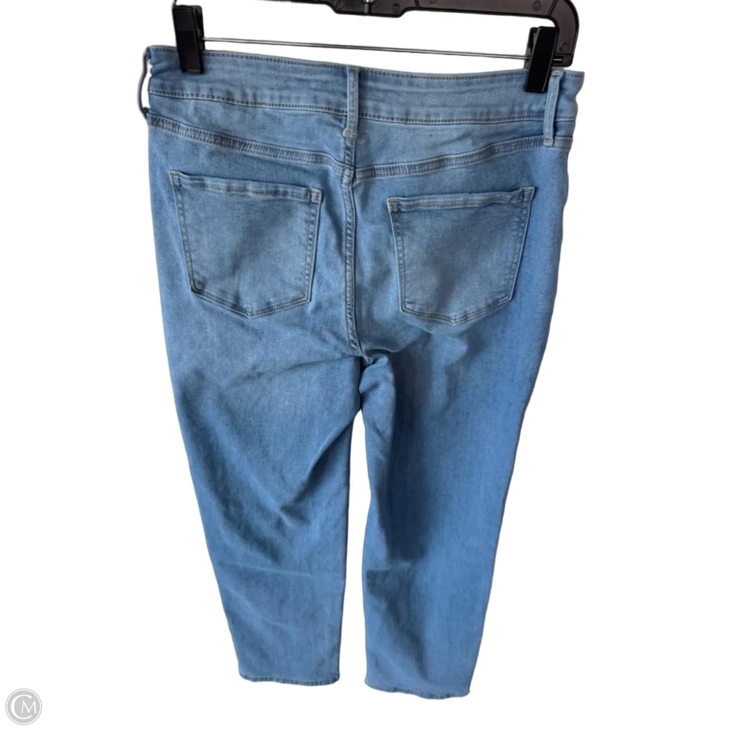 Jeans Straight By Nine West In Blue Denim, Size: 8