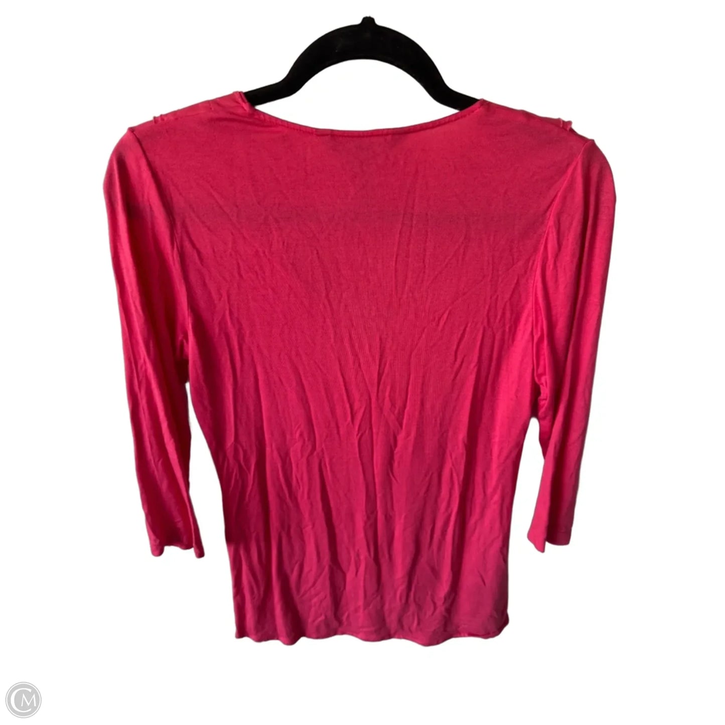 Top 3/4 Sleeve By Bcbgmaxazria In Pink, Size: M