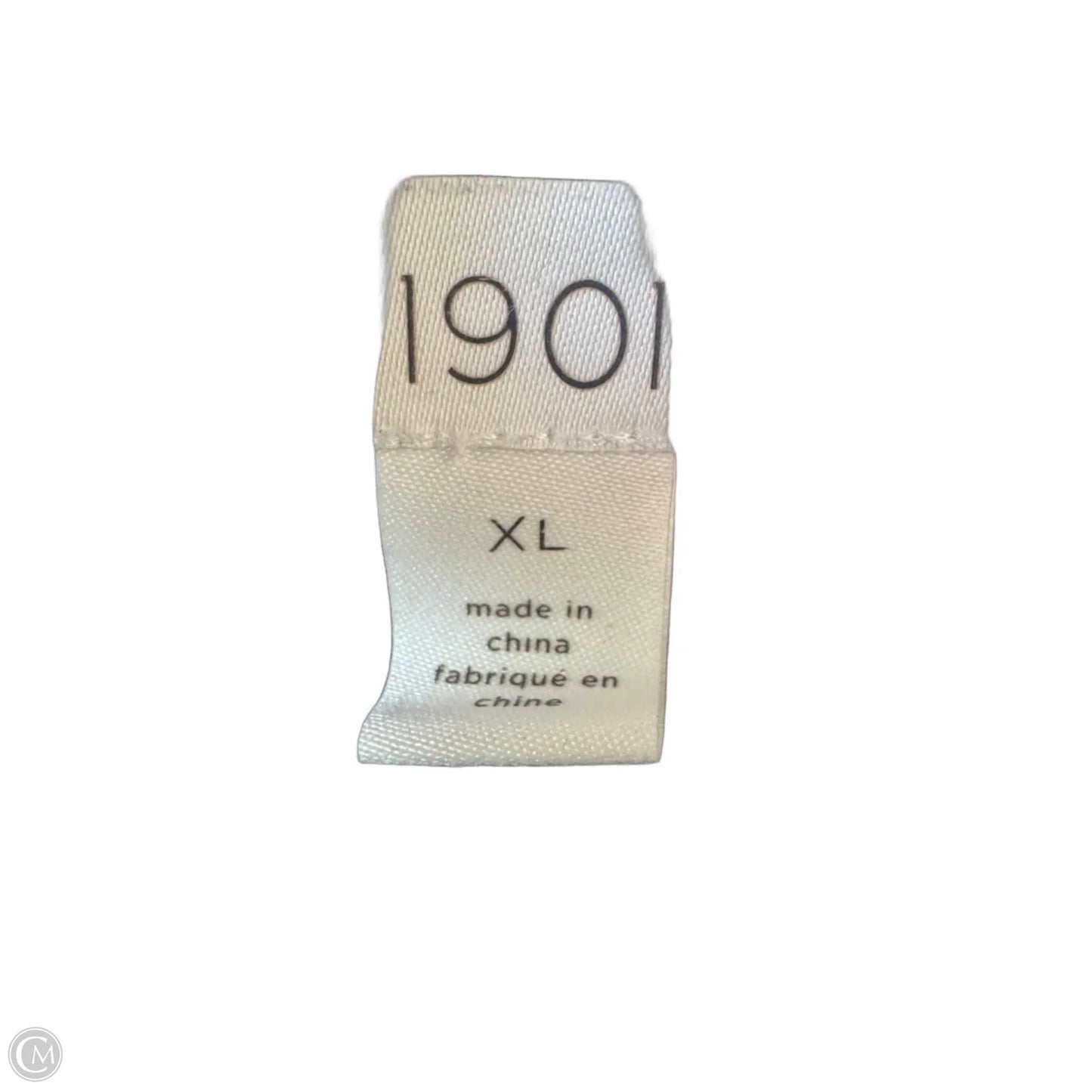 Sweater Short Sleeve By 1901 In Blue & White, Size: Xl