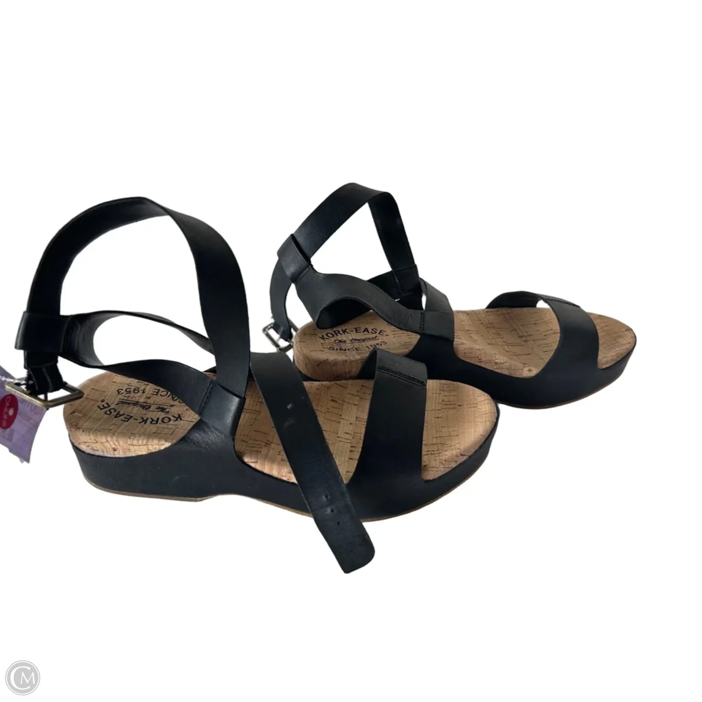 Sandals Flats By Kork Ease In Black, Size: 9