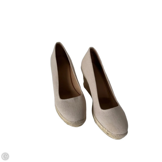 Shoes Heels Wedge By J. Crew In Tan, Size: 5.5