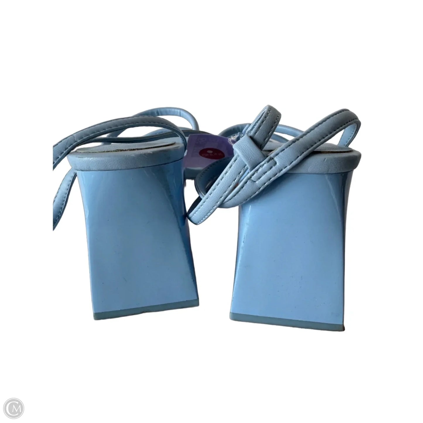 Sandals Heels Block By Aldo In Blue, Size: 11