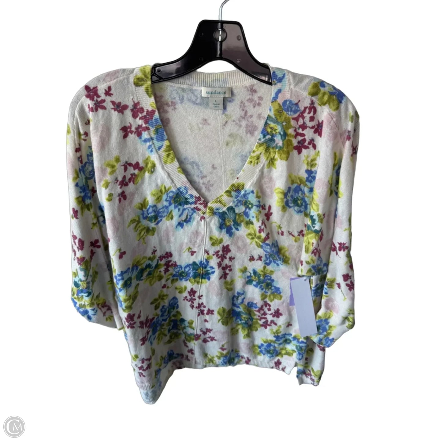 Sweater By Sundance In Blue & Green, Size: L