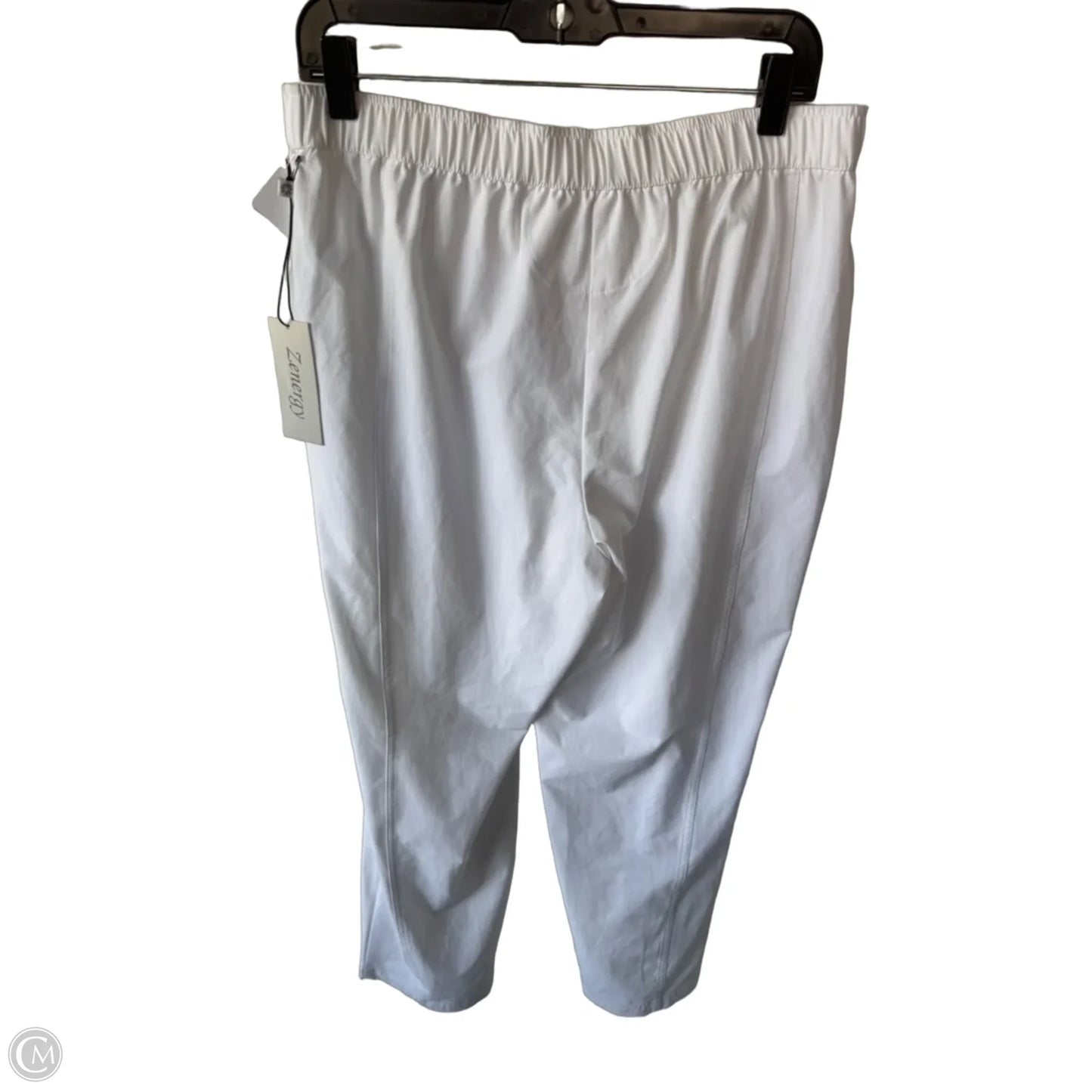 Athletic Pants By Chicos In White, Size: 12