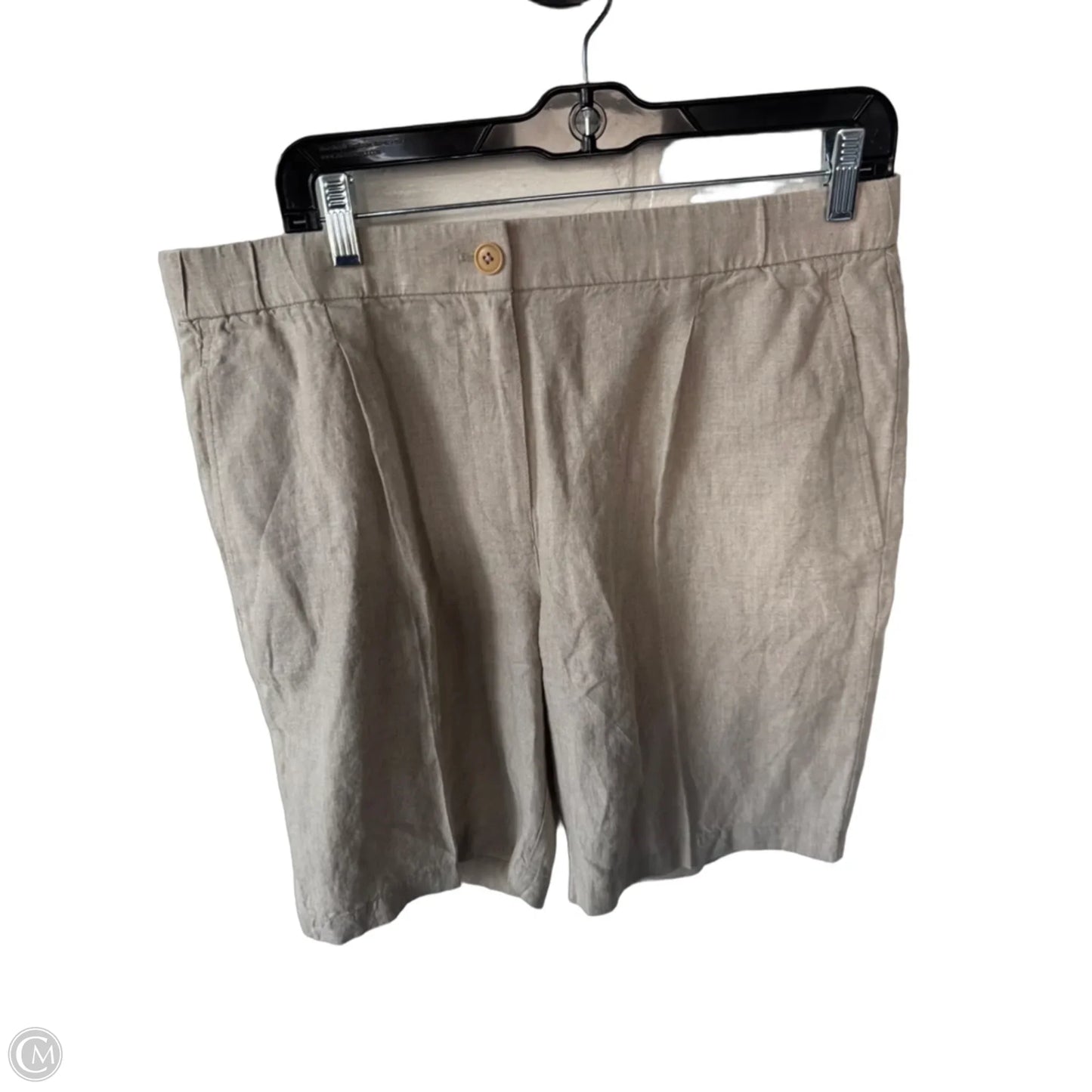 Shorts By Eileen Fisher In Tan, Size: 8