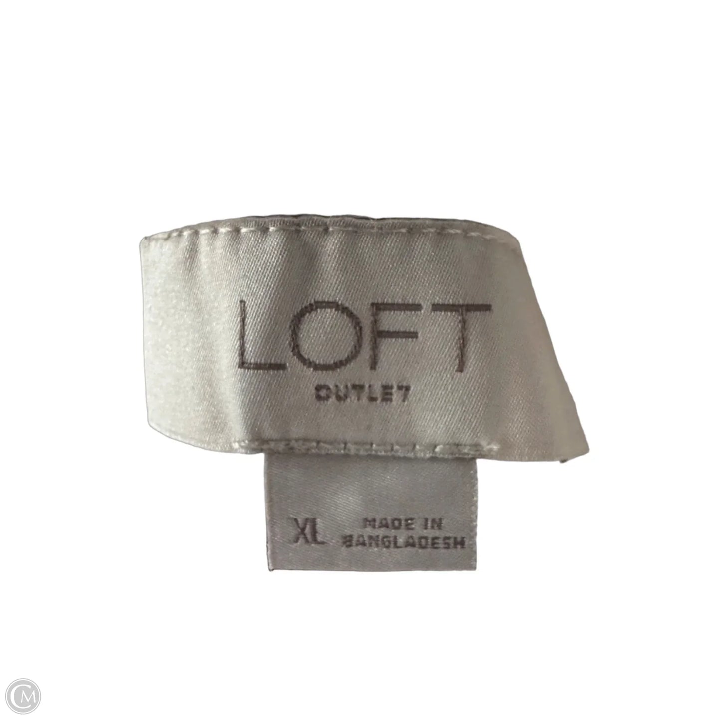 Sweater By Loft In White, Size: Xl