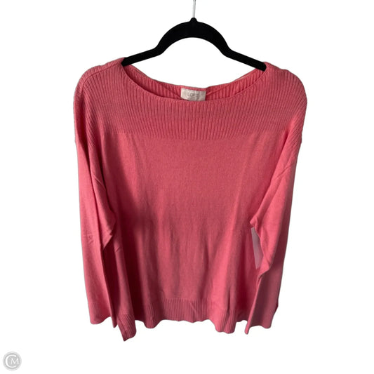 Sweater By Loft In Pink, Size: Xl