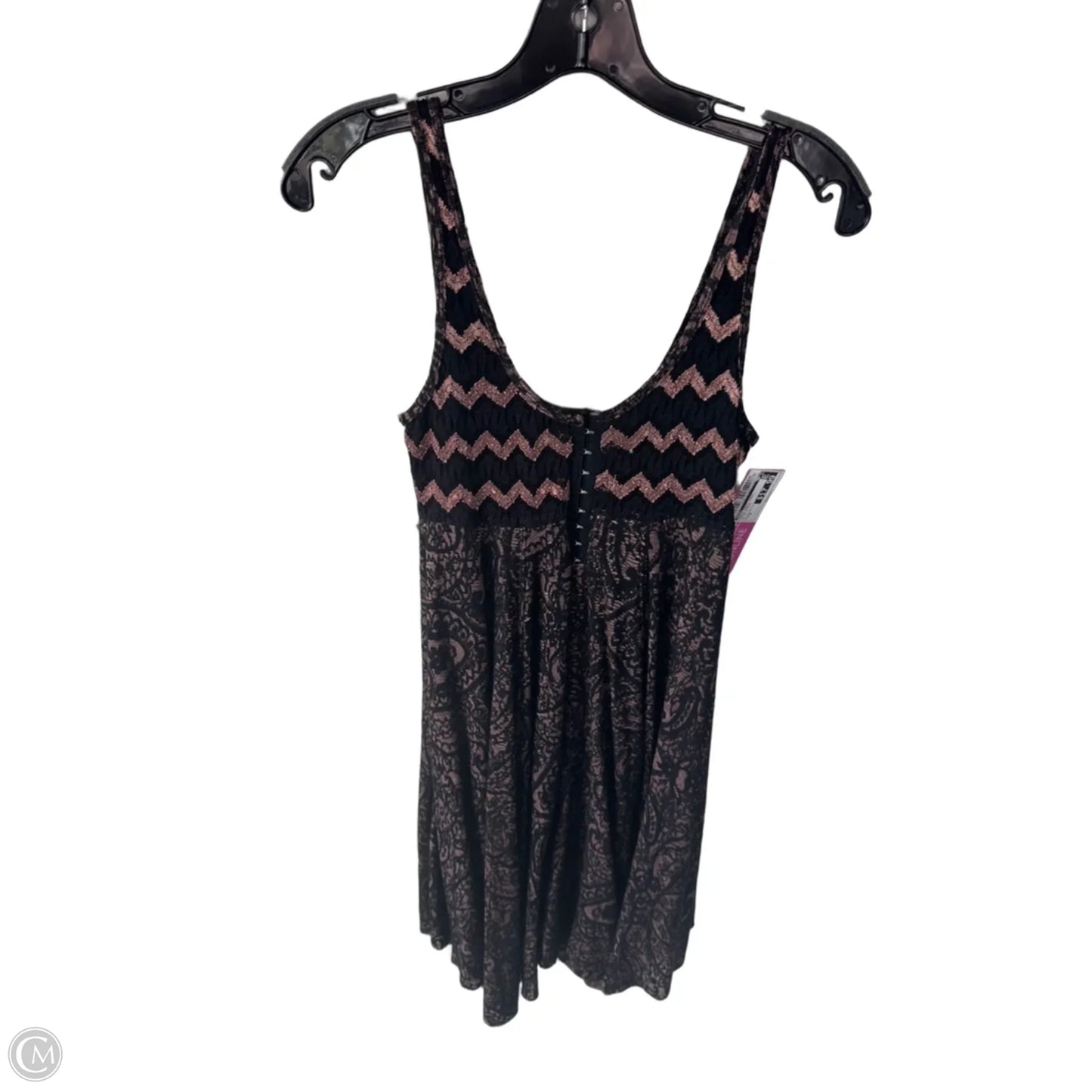 Dress Party Midi By Hazel In Black & Pink, Size: S