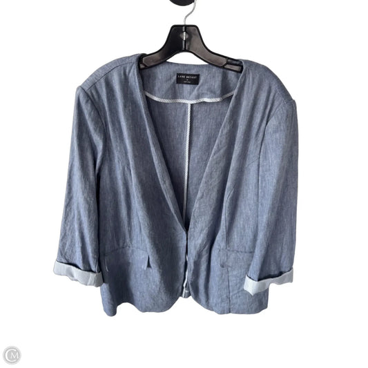 Blazer By Lane Bryant In Blue, Size: 2x