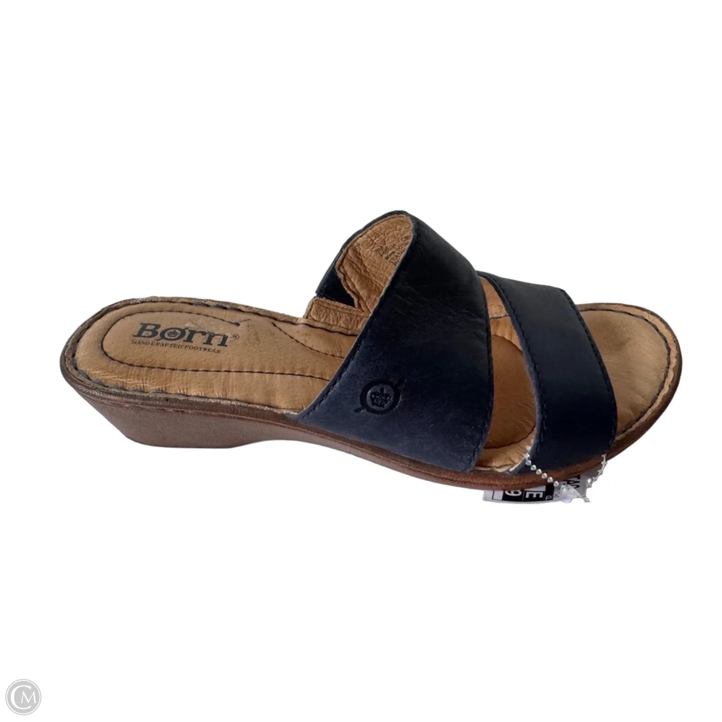 Sandals Heels Wedge By Born In Blue & Tan, Size: 8