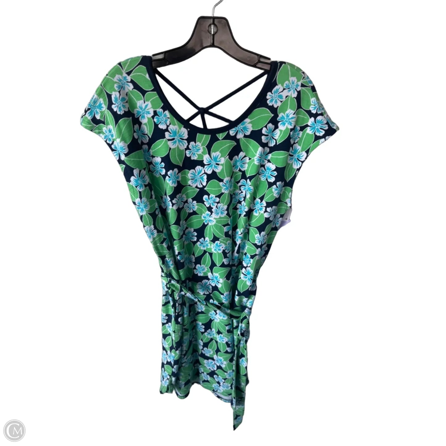 Dress Casual Short By Talbots In Blue & Green, Size: Lp