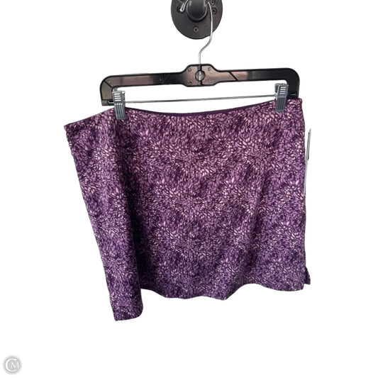 Athletic Skort By Tranquility In Purple, Size: Xl