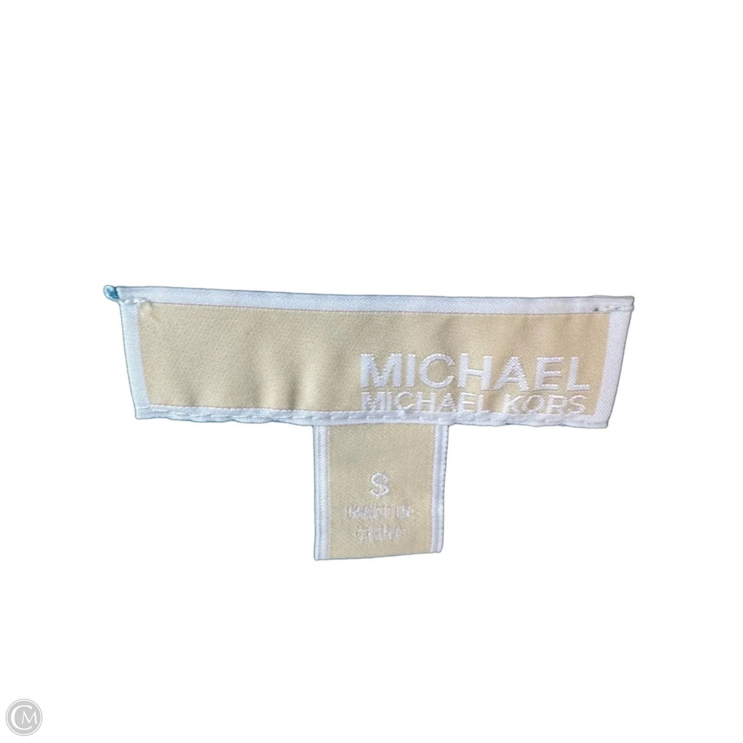 Tunic Long Sleeve By Michael By Michael Kors In Blue & Gold, Size: S