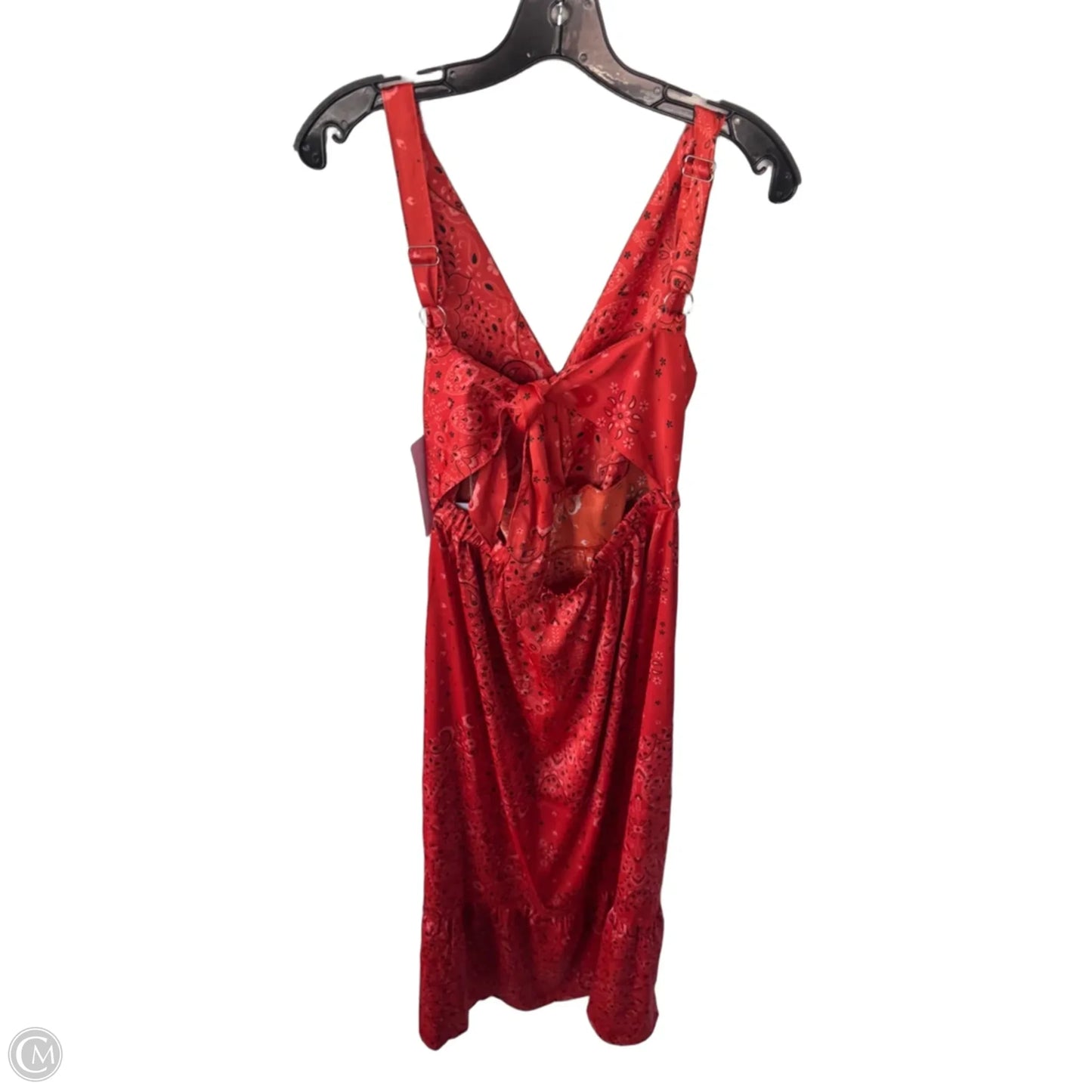 Dress Casual Midi By Sage In Red, Size: M