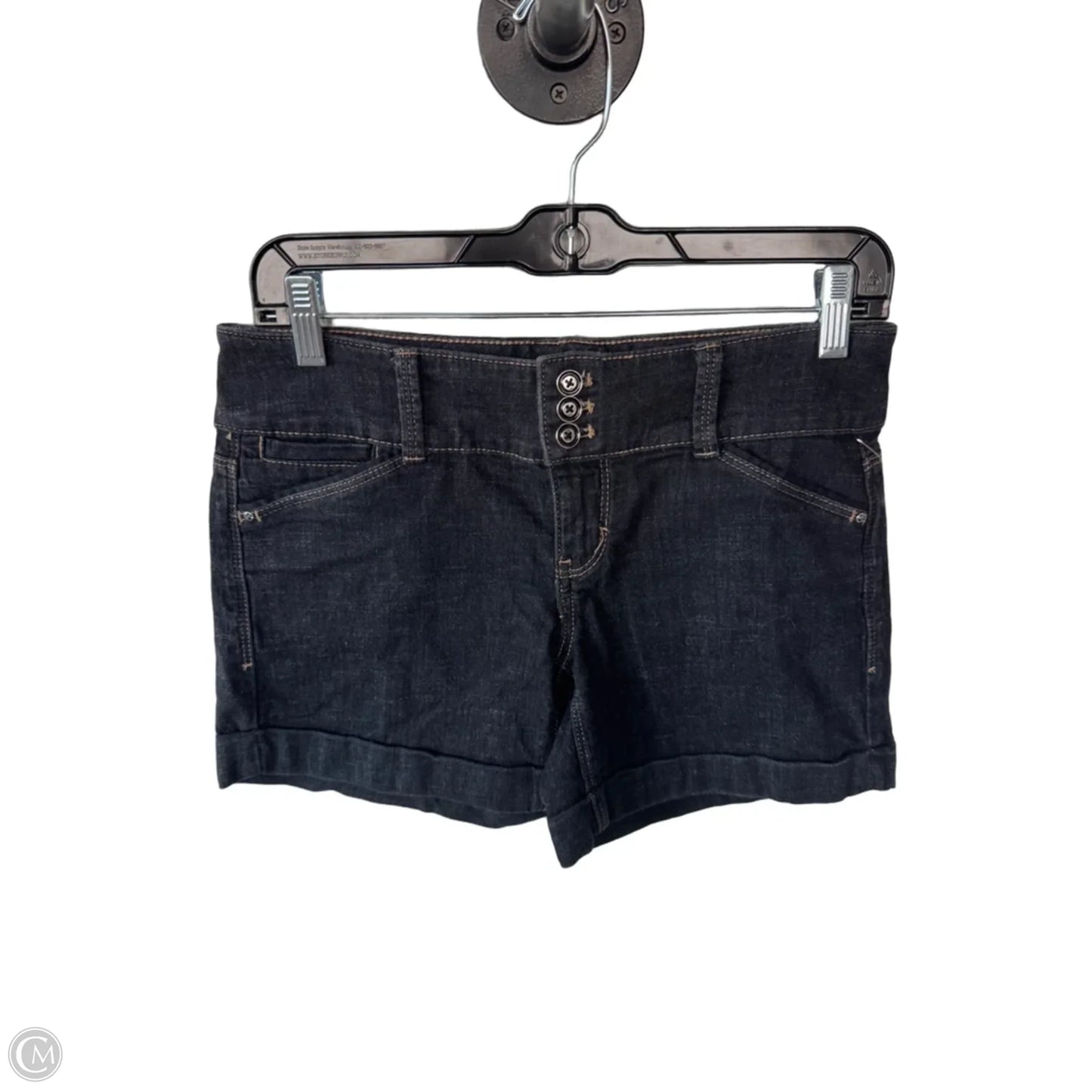 Shorts By White House Black Market In Black Denim, Size: 0