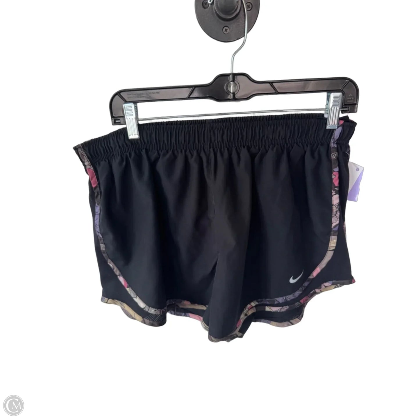 Athletic Shorts By Nike In Black & Purple, Size: 16