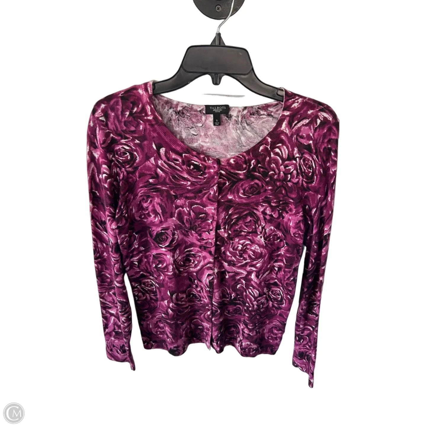 Sweater Cardigan By Talbots In Pink, Size: Sp