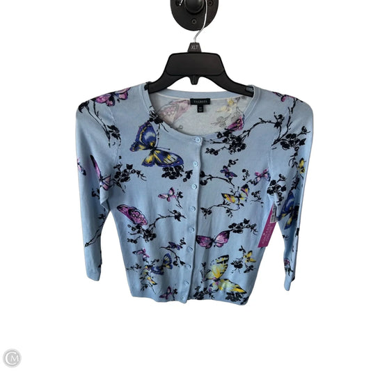 Sweater Cardigan By Talbots In Black & Purple, Size: Xs