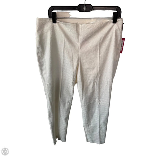 Pants Dress By Vince Camuto In White, Size: 12