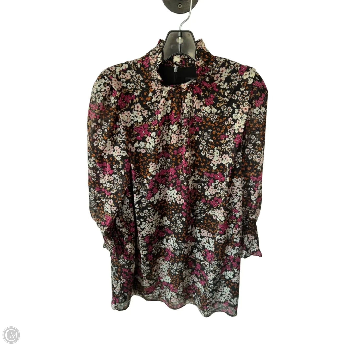 Dress Work By Ann Taylor In Black & Pink, Size: Sp