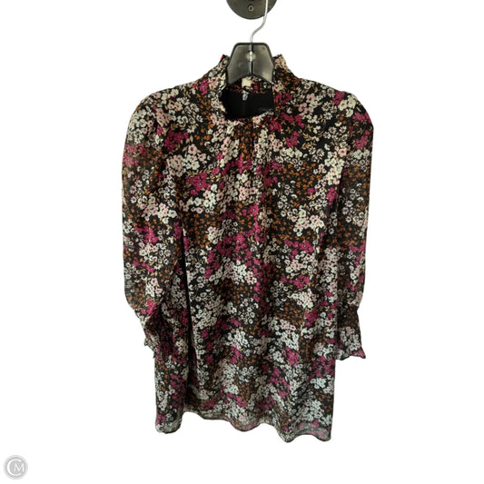 Dress Work By Ann Taylor In Black & Pink, Size: Sp