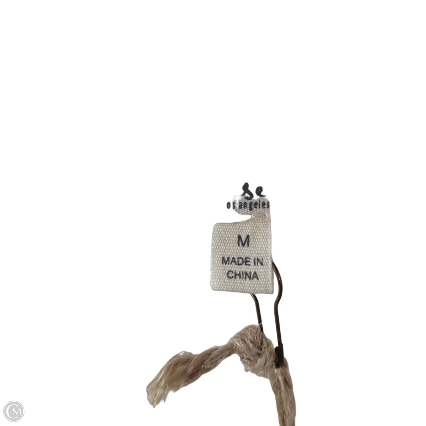 Top Long Sleeve By Easel In Cream, Size: M