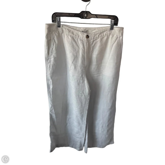 Pants Linen By Madewell In White, Size: 12