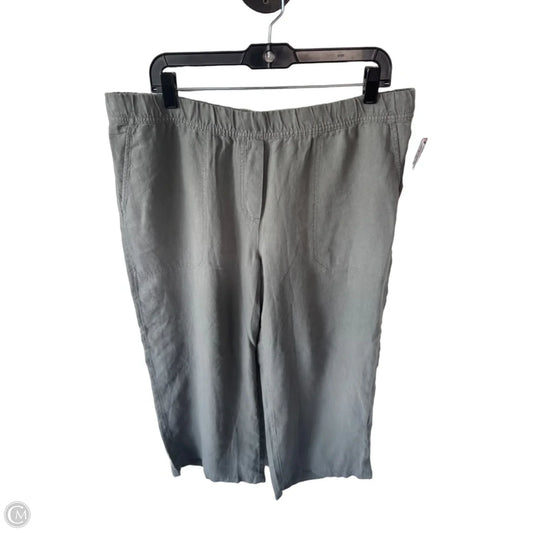 Pants Linen By Pure Jill In Green, Size: 12