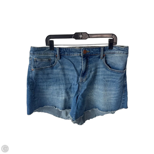 Shorts By Lane Bryant In Blue Denim, Size: 16