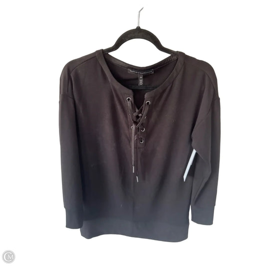 Tunic Long Sleeve By White House Black Market In Black, Size: Xs