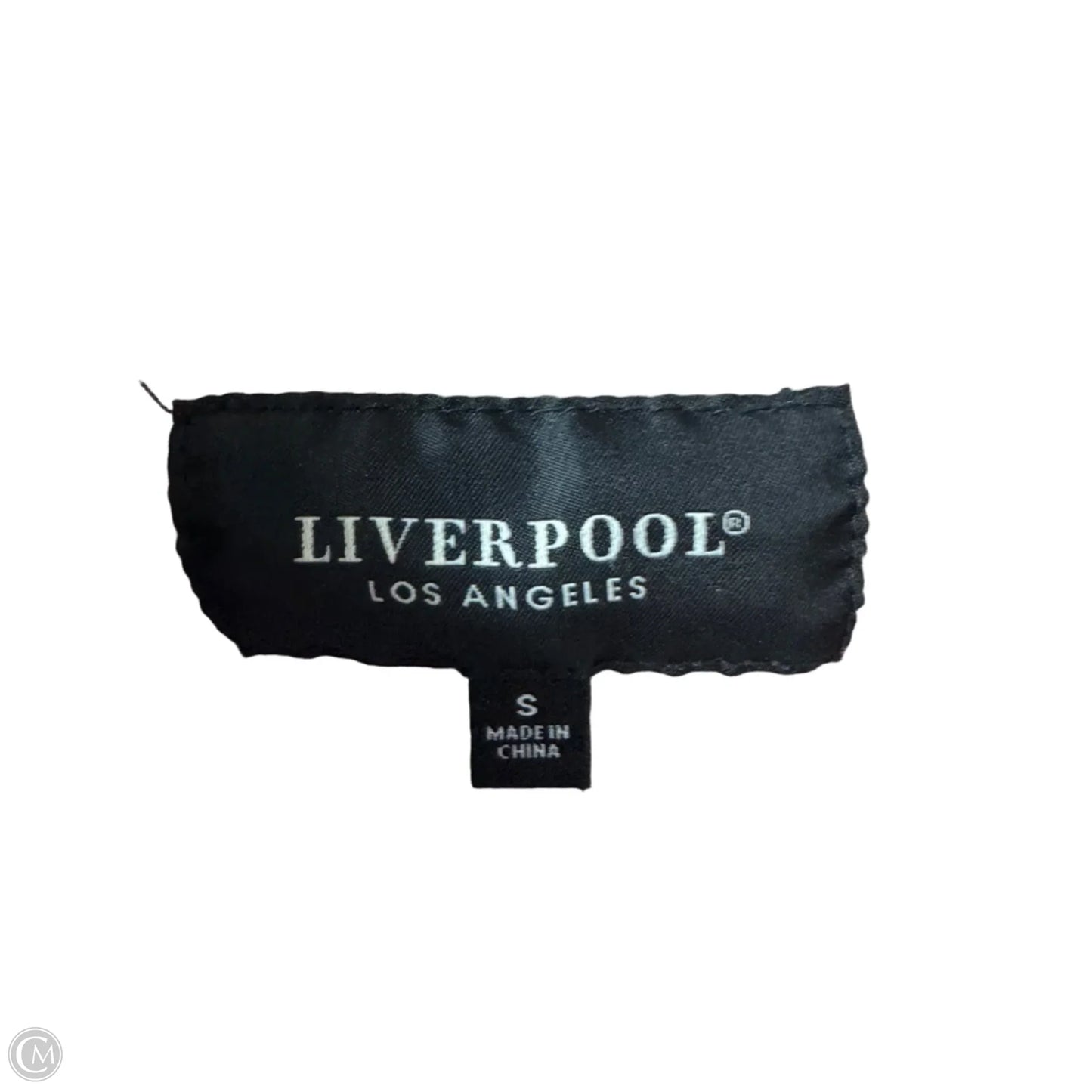 Jacket Denim By Liverpool In Pink Denim, Size: S