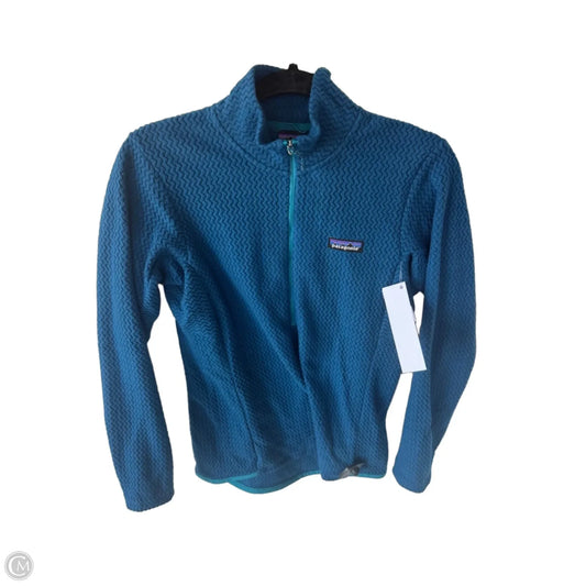 Jacket Fleece By Patagonia In Blue, Size: S