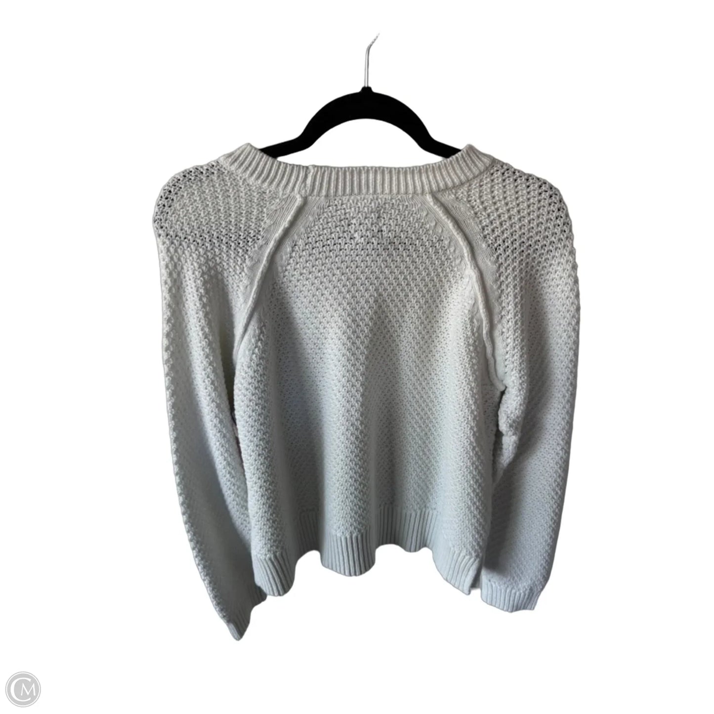 Sweater By Gap In White, Size: M