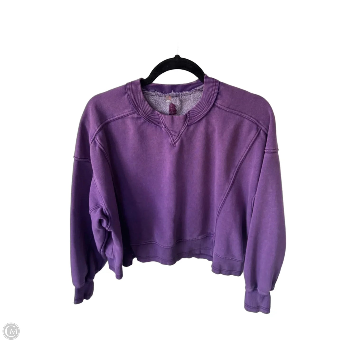 Sweatshirt Crewneck By Free People In Purple, Size: S